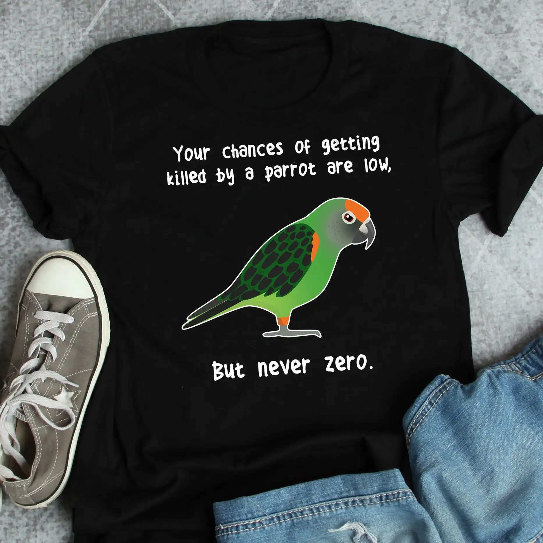 Jardine'S Parrot T Shirt Funny Lover Cute Pet Bird Jardine Mom Dad Top African Poicephalus