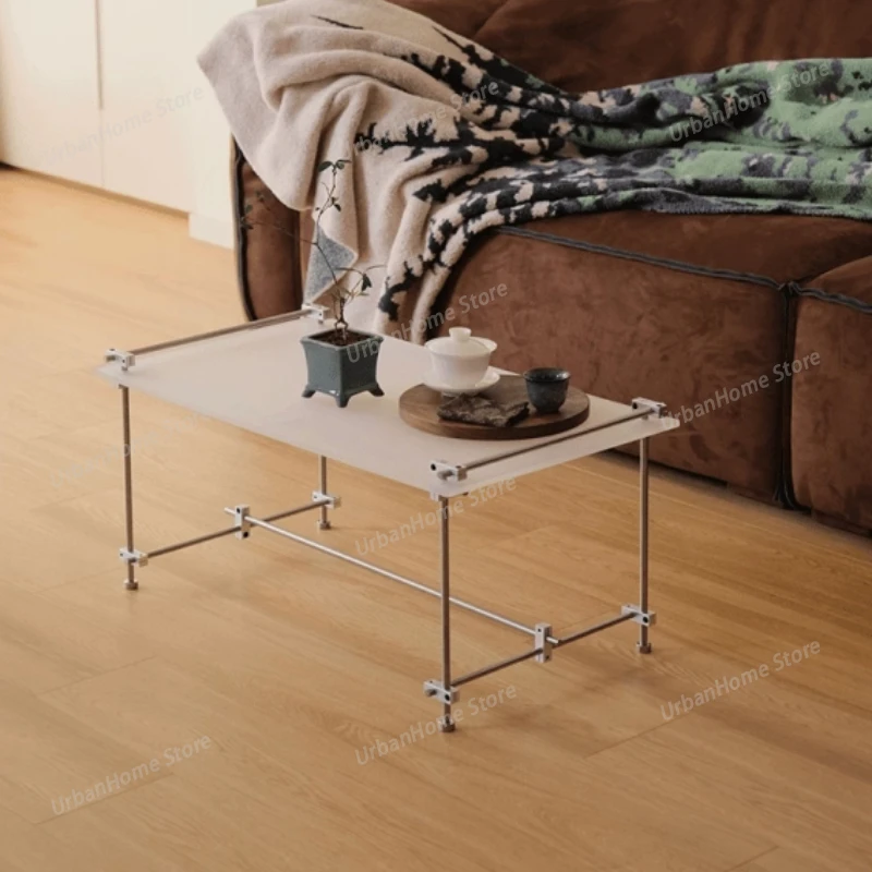 

Kitchen Nordic Café Tables Corner Rectangle Restaurant Modern Café Tables Lounge Center Acrylic Café Furniture Salontafel MHKFZ
