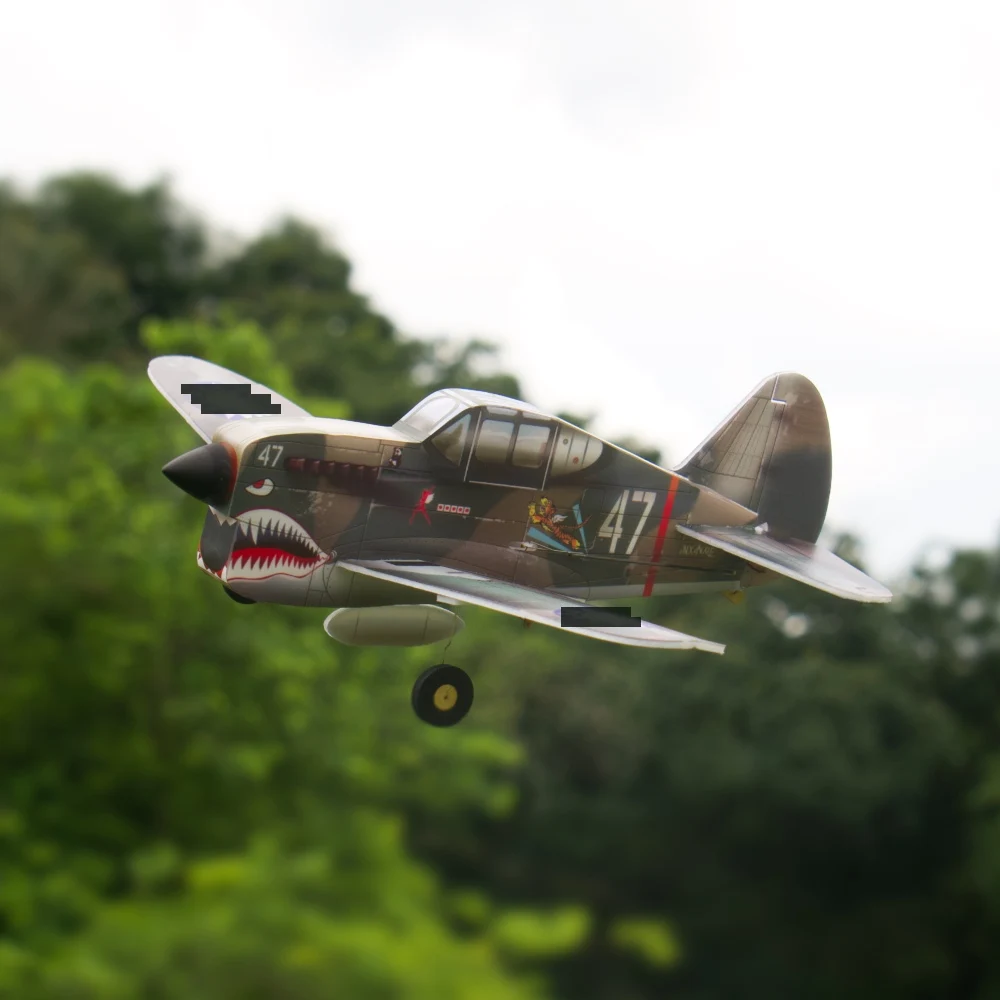 الحد الأدنى RC Fighter P40 P-40 Flying Tigers Warbird نموذج طائرة