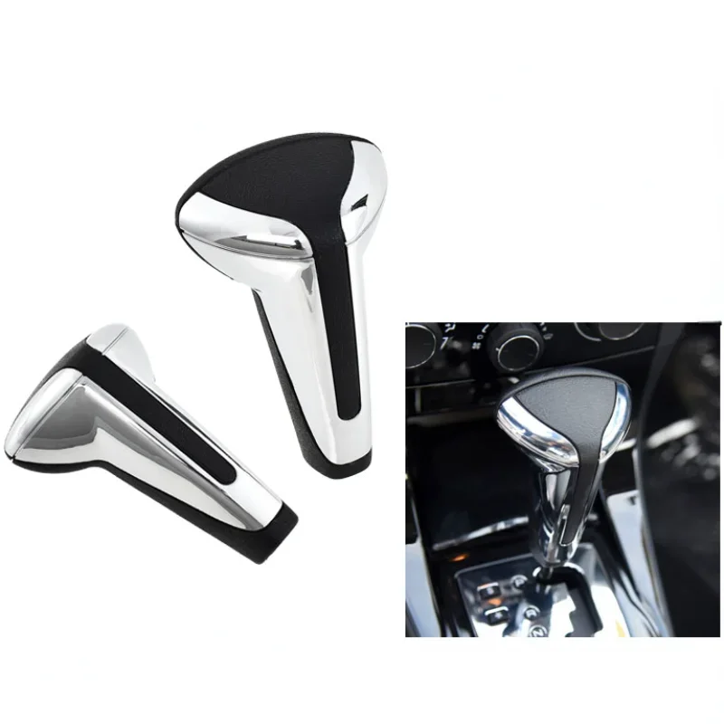 1pc Chromed Gear Shift Knob for Peugeot 307  Citroen C4 Triumph Sega Car Gearshift Shifter Lever Arm Pen POMO Stick Headball