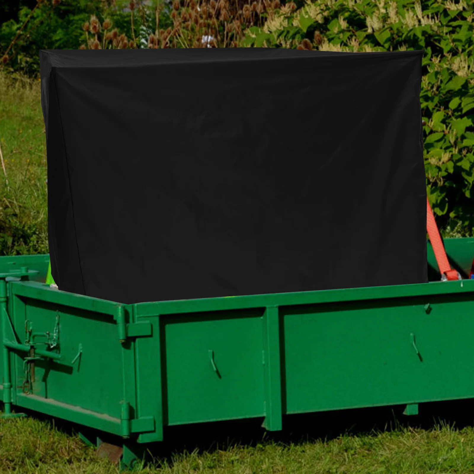 

Durable Household Water Bucket Cover Outdoor Container Protective Sunscreen Cover Practical Drawstring for Rain Barrel