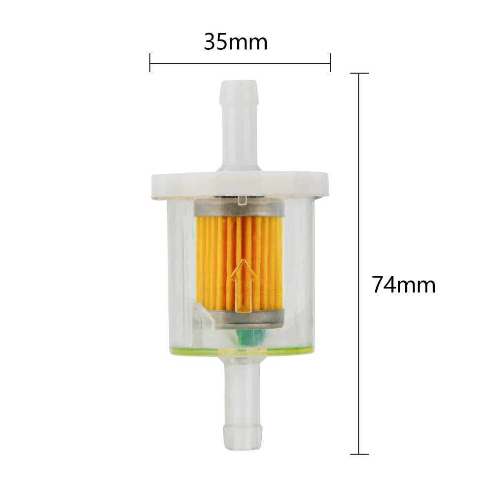 XCAN Inline Carb Fuel Filter for BS 691035 49019-7001 AM108356 49019-0707 493629 49019-0027 49019-0014 Lawn Mower Accessories
