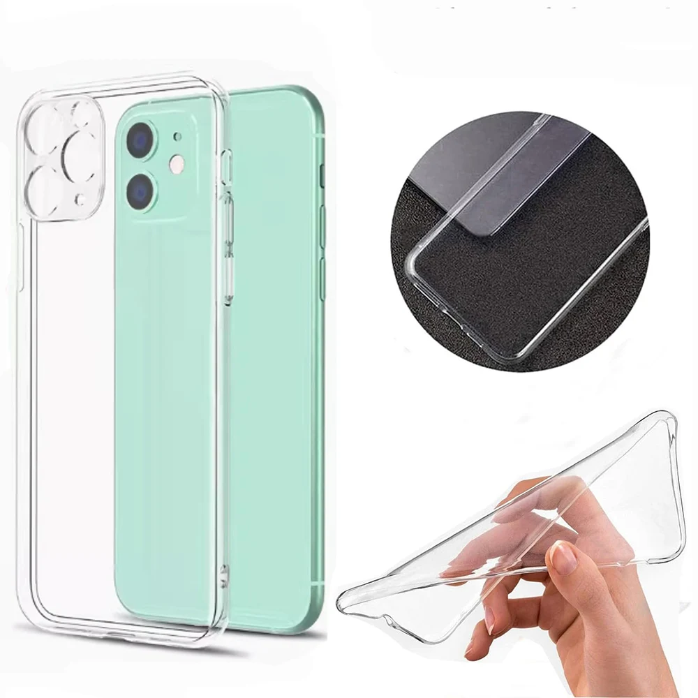 Thin Clear Protective Cover for Motorola MOTO Edge 50 Fusion 40 Neo 30 20 E13 E14 E30 E40 Yellowing-Resistant Transparent Case