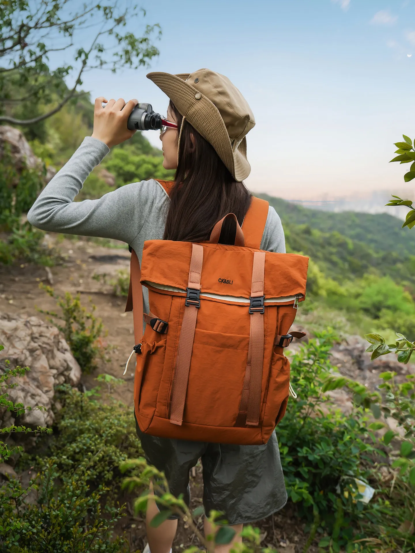 Water-Resistant Outdoor Backpack Short Trip Teenage Girl High School Student Bookbag Unisex Street Style Cool Trendy Backpack