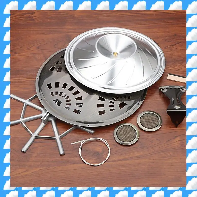 

ONGE Resonator Cones Soundhole Screens Tailpiece Spider Bridge Saddle Set For Dobro Resonator Guitar Parts Accessories Set