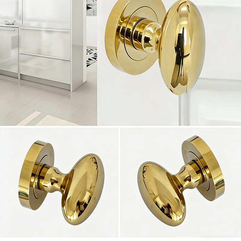 Invisible Door Hardware Gold Black Dark Side Door Background Pastoral Wooden Door Handle