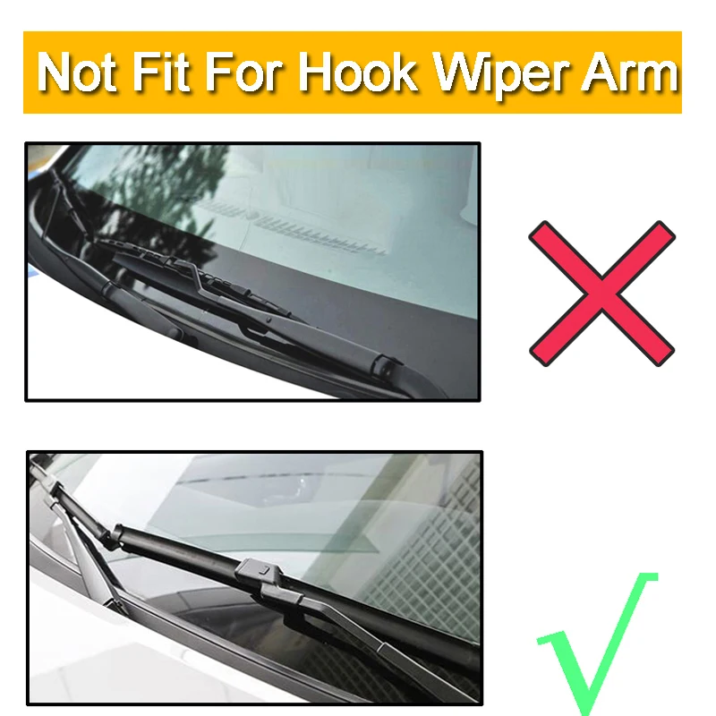Erick\'s Wiper LHD Front Wiper Blades For VW Amarok 2013 - 2021 Windshield Windscreen Window Car Rain Brushes 24\'\'+24\'\' Not Hook