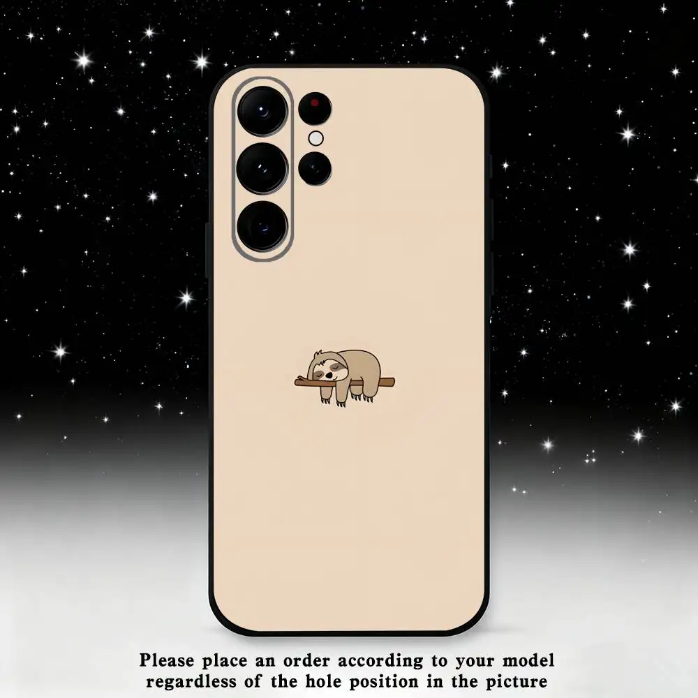 حافظة هاتف على شكل حيوان لطيف لهاتف سامسونج S 25,24,23,22,30,21,10,9,Ultra,Plus,Lite,FE,4,5G حافظة ناعمة سوداء