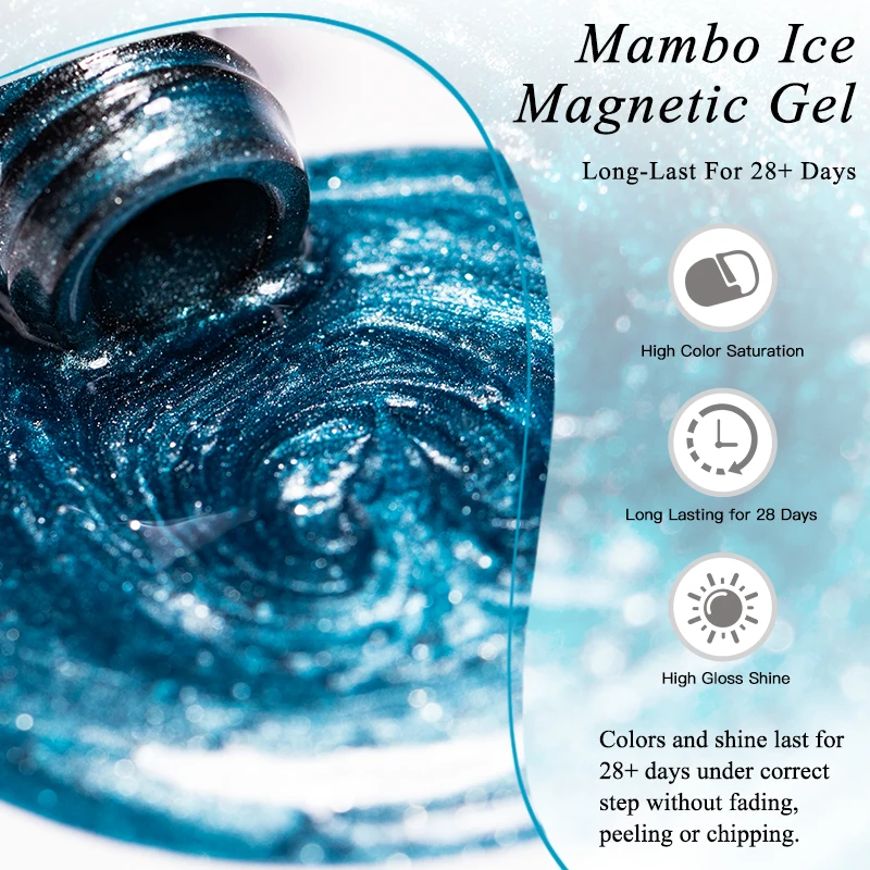 7個入り 猫柄 マグネットジェルネイルポリッシュセット 長持ち グリッター ソークオフ UV/LED対応 マニキュア DIYデザイン ネイル用品