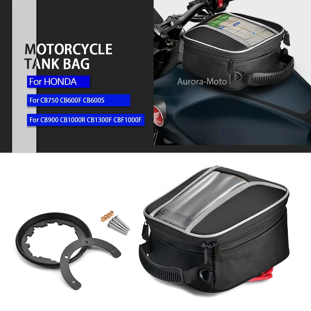 Tanklock Fuel Tank Bag For Honda Hornet 600 599 900 CB1000R CB1300F CBF500 CBF600N Tankbag Motorcycle Navigation ﻿bag