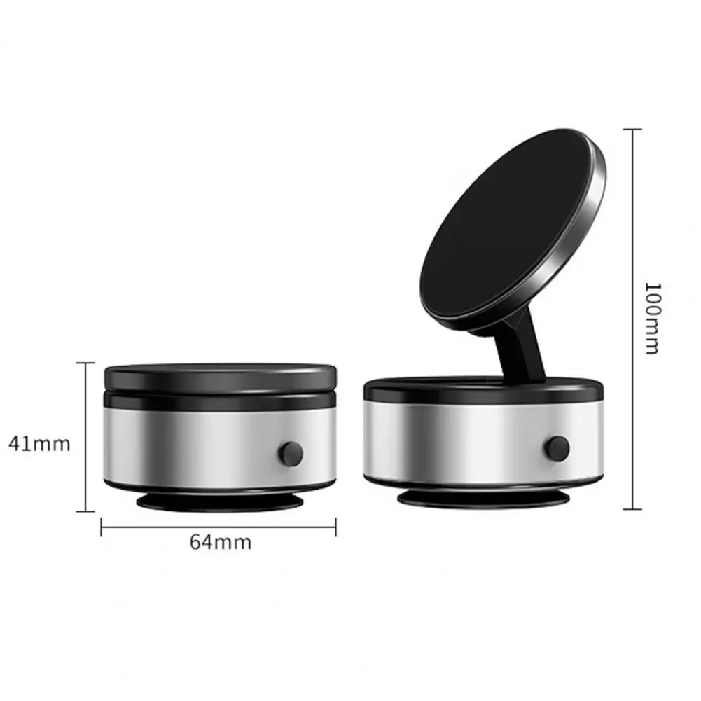 Soporte para teléfono con succión al vacío, soporte para teléfono de coche de aleación de Zinc, soporte eléctrico para teléfono de coche con succión al vacío con rotación de 360 grados para coche