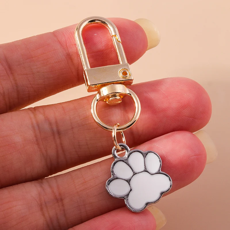 Gúnyrajz Eb Lábnyom keychain számára Nők férfiak autó kulcs Kézitáska medálok keyrings kiegészítők DIY ékszer ajándékok