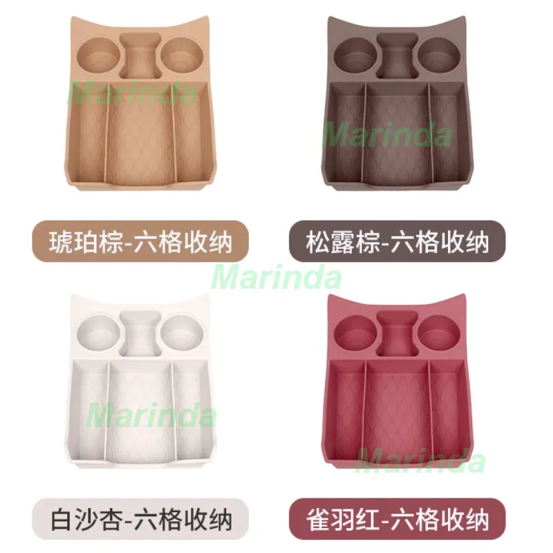 Автомобильный ящик для хранения под центральной консолью для Huawei Luxeed R7 2024-2025, силиконовый ящик для хранения, чехол для очков, аксессуары для интерьера