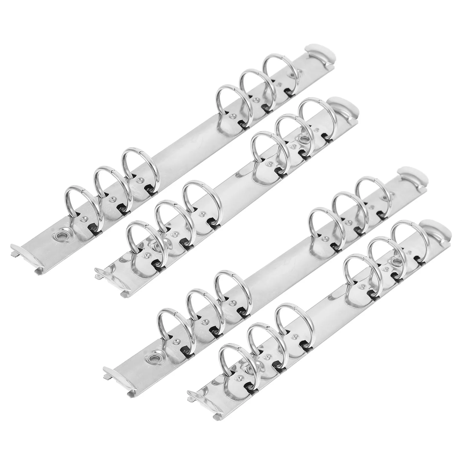 

4Pcs School Binder Reliable Performance Wide Application Creative File Clip for Home Office Learning Environment