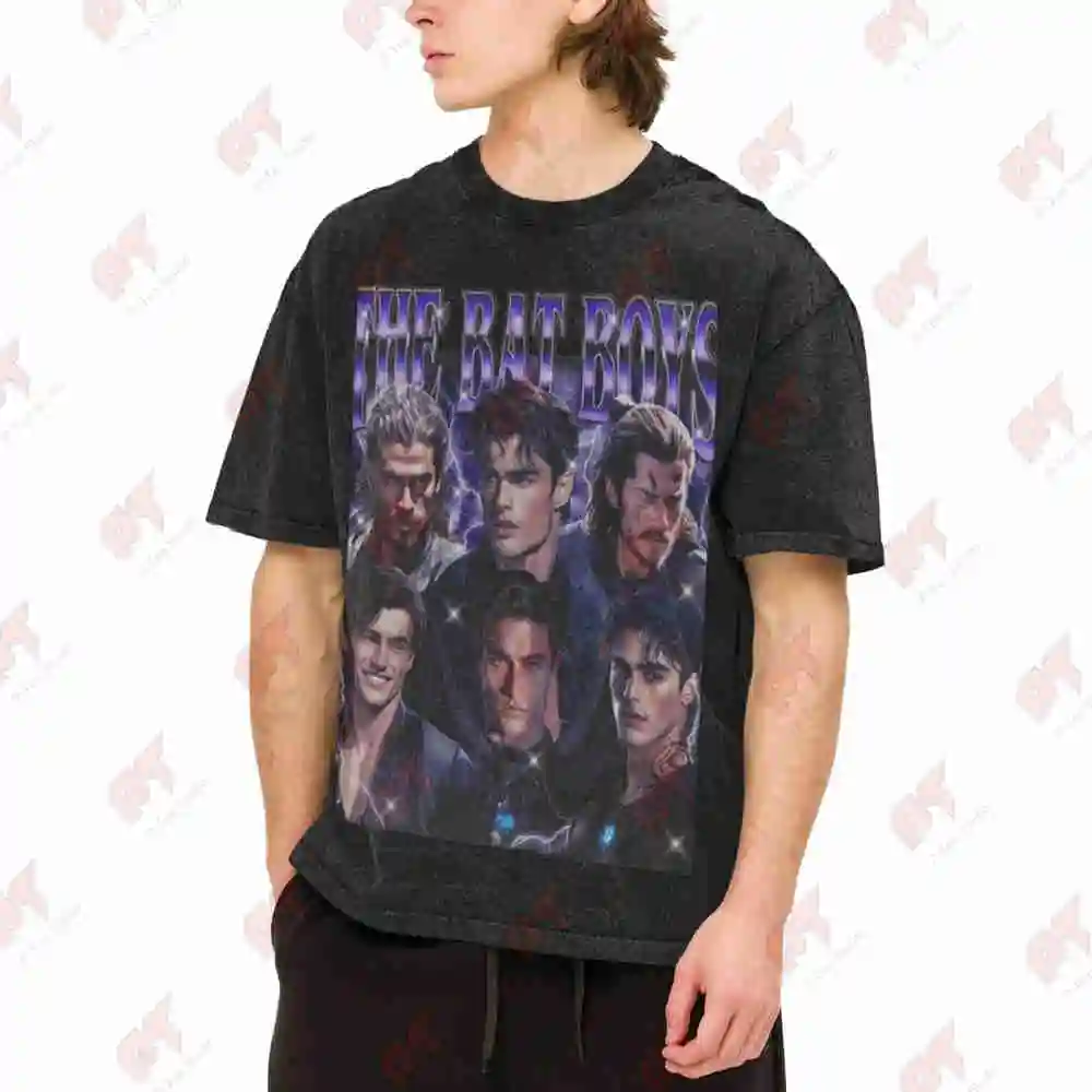 ACOTAR Rhysand Cassian Azriel Velaris Vintage Washed Tee Pure Cotton T-Shirt