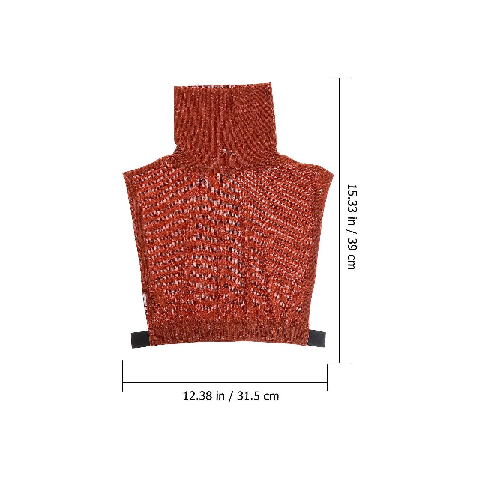 1 Buah Kerah Turtleneck Palsu Kerah Palsu Wanita Premium Nylon Dapat Diregangkan untuk Sweater Hoodie Jaket Pakaian T-Shirt