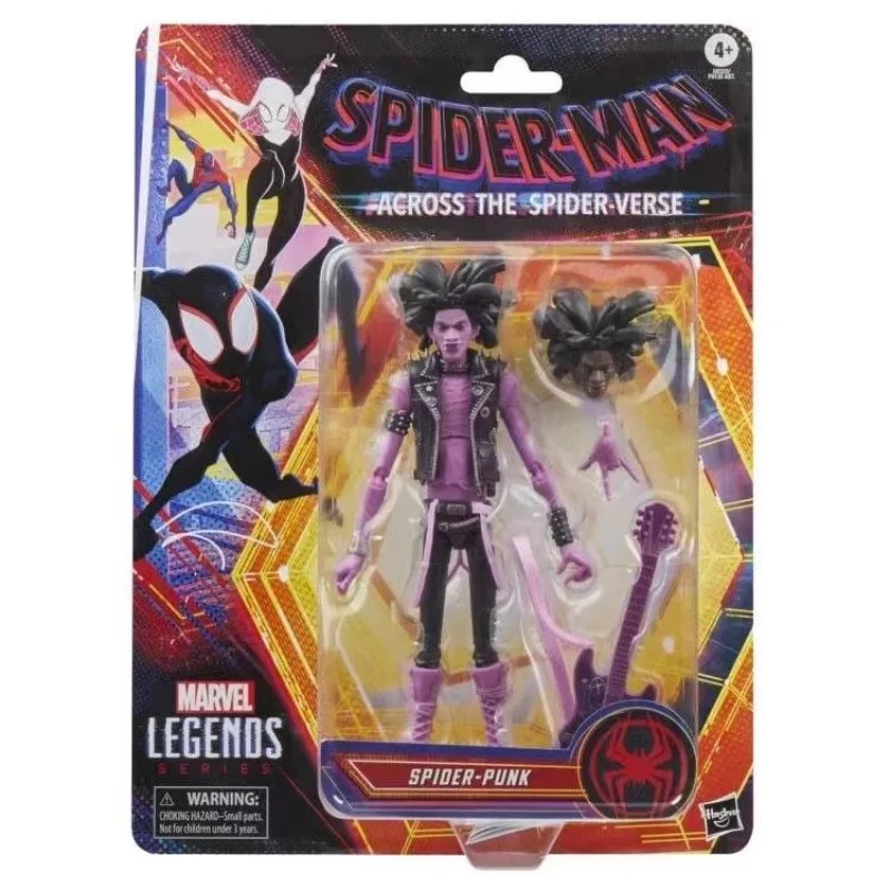 Spot Hasbro Marvel Legendary Punk Spider Man Universe Genuine 6-inch G0123 Mobile Handheld Model Toy Gift Movie Anime Multiverse