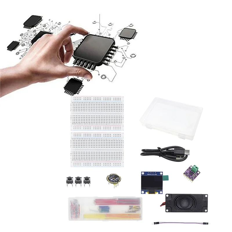 -A25M AI Voice Chat Robot Breadboard 0.96 Inch LCD Display Kit For AI Voice Chat Robot ESP32-S3 Development Board