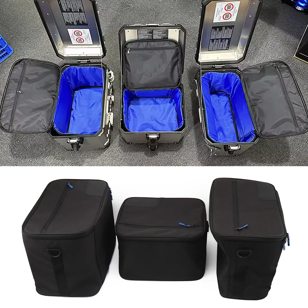 새로운 오토바이 러기지 백 블랙 이너 백 블루 탑 사이드 케이스 백 BMW R1250GS R1200GS ADV F800GS F...