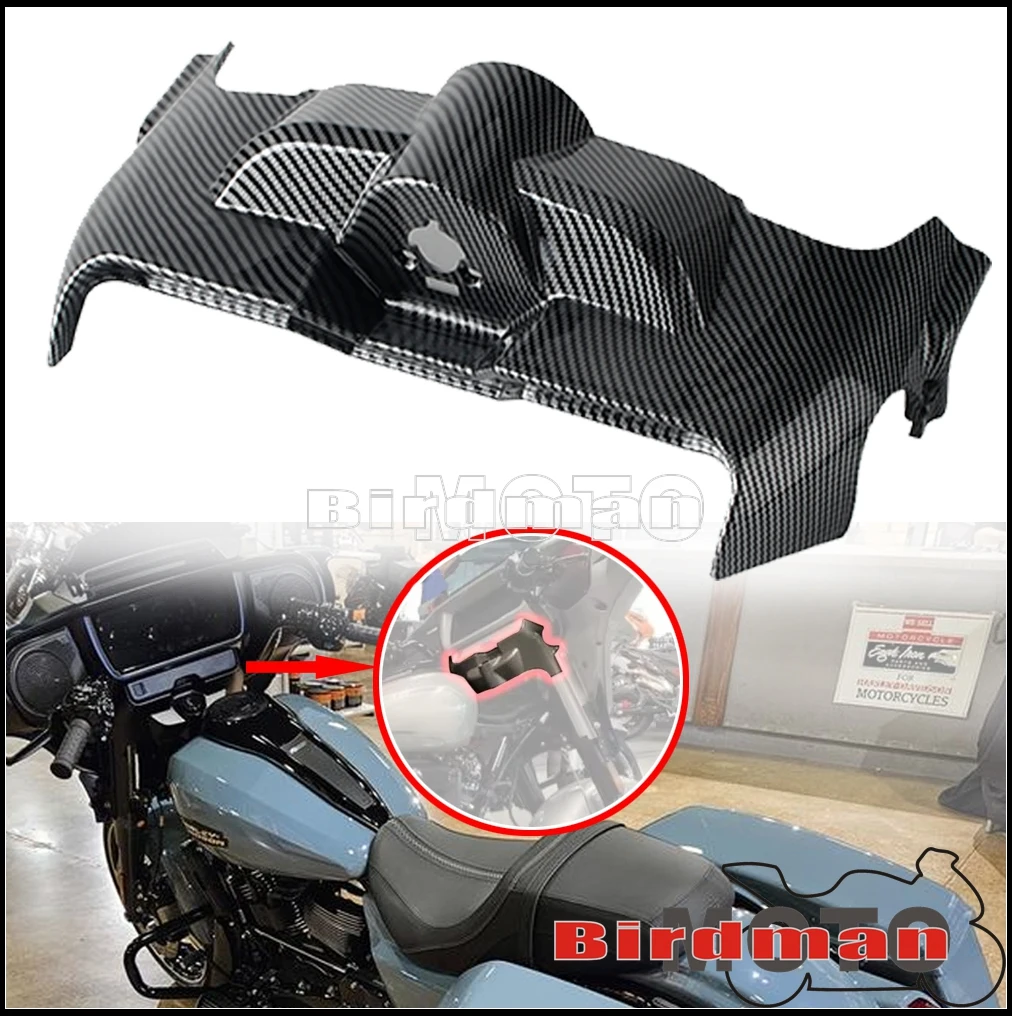 

Для Harley Touring Street Glide CVO 121 FLHXSE FLHX Ultra FLHXU мотоциклетный переключатель, консоль Batwing, приборная панель, акцентная крышка обтекателя