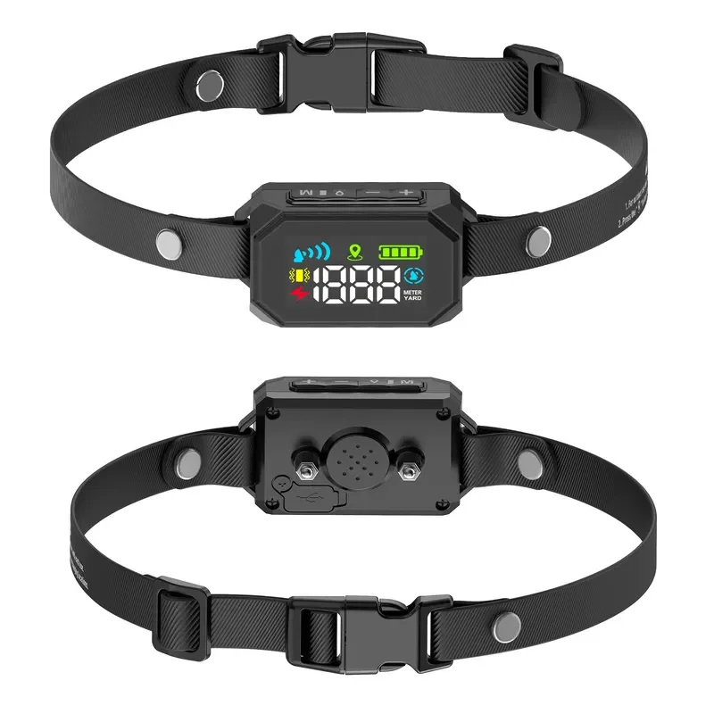 Wireless GPS Dog Fence Training Collar Anti Bark Shock Electronic Boundary System for Pets Outdoor Use