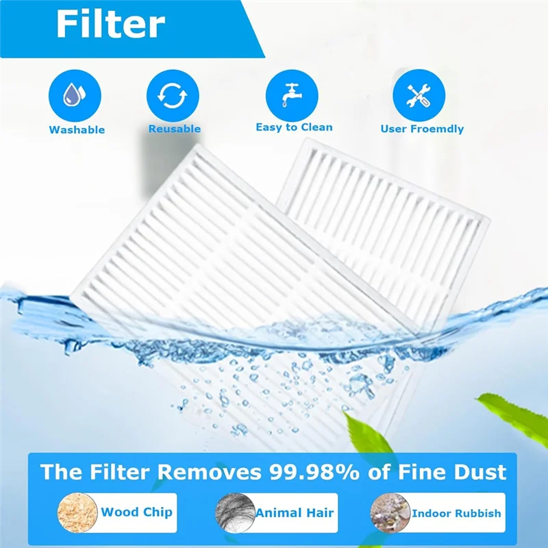 A76G-Accessory Kit Replacement Parts For Tapo RV30 Max Plus,RV20 Max Plus Vacuum Cleaner