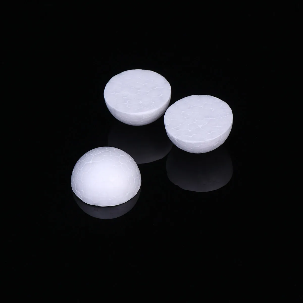200Pcs White Half Ball Foam Craft Supplies DIY Painting Flower Arrangement Christmas Children Activities Decoration view 4