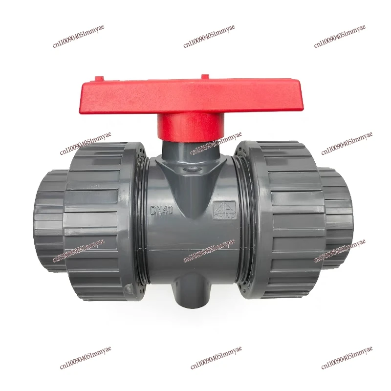 

UPVC Ring Qi Double By The Ball Valve, Live Ball Valve, National Standard American Standard Ball Valve