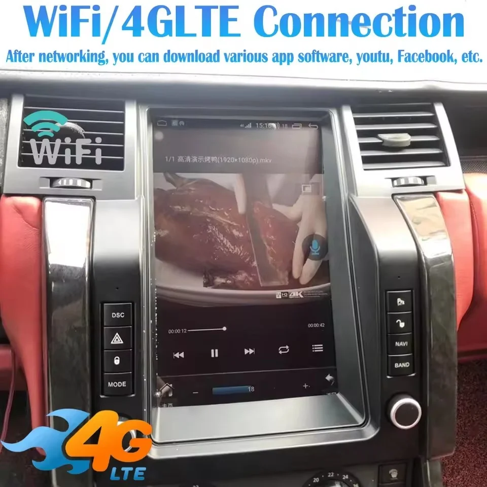 

Android 14 для Land Rover Range Rover Sport 2005-2009, CarPlay, GPS-навигация, мультимедийная система, автомобильная магнитола, аудиоплеер, умная система для автомобиля.
