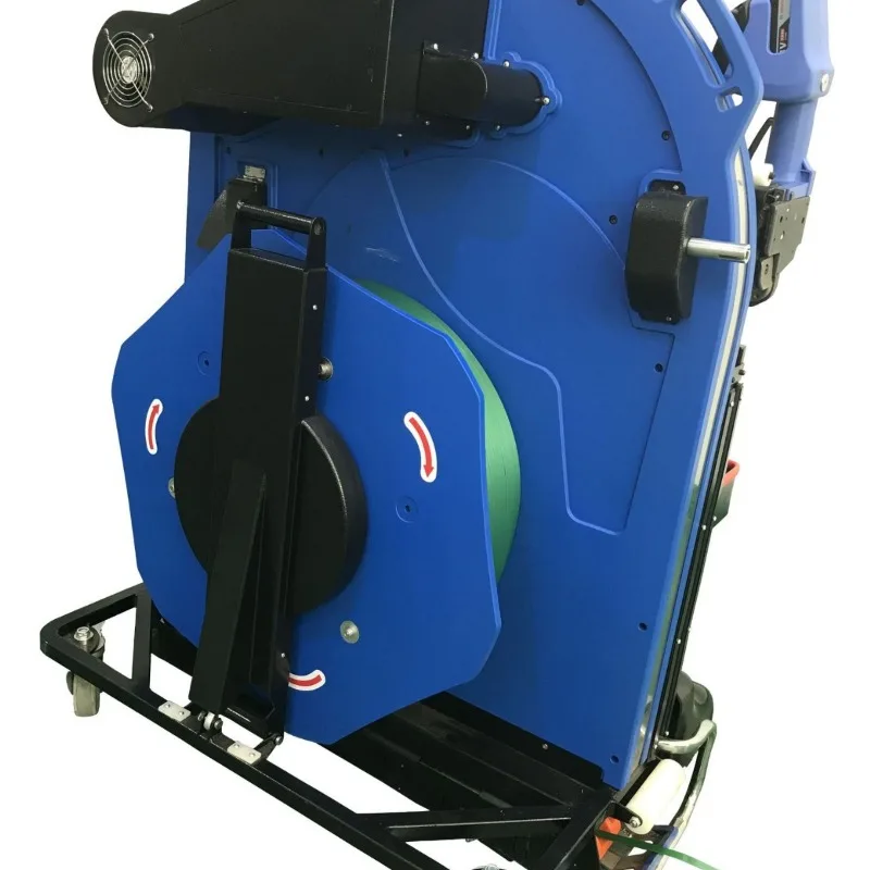 Pallet tray automatic belt threading machine, pallet belt threading machine, wear packing belt machine