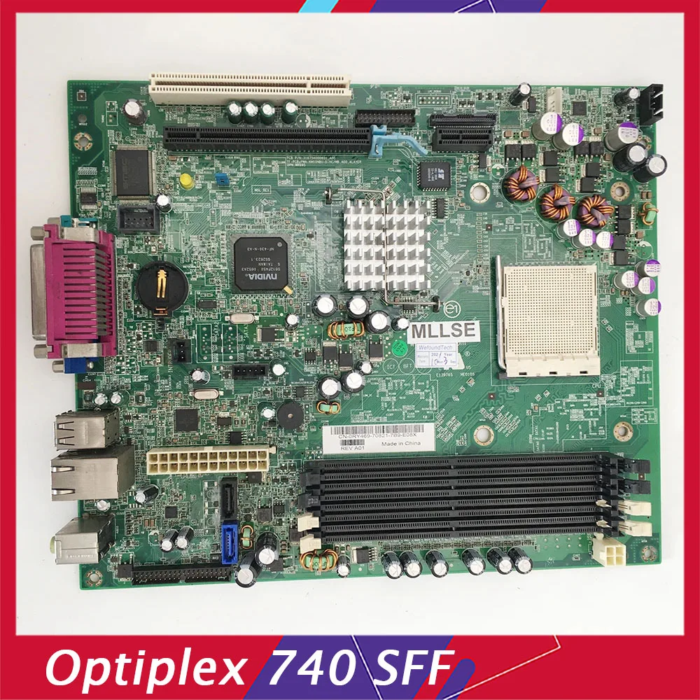 

For DELL Optiplex 740 SFF System Motherboard For AMD C51 Socket AM2 BTX YP693 RY469 PY469