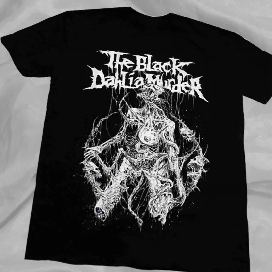 Black Dahlia Murder Temptress 2013 Rare Retro Style T-Shirt