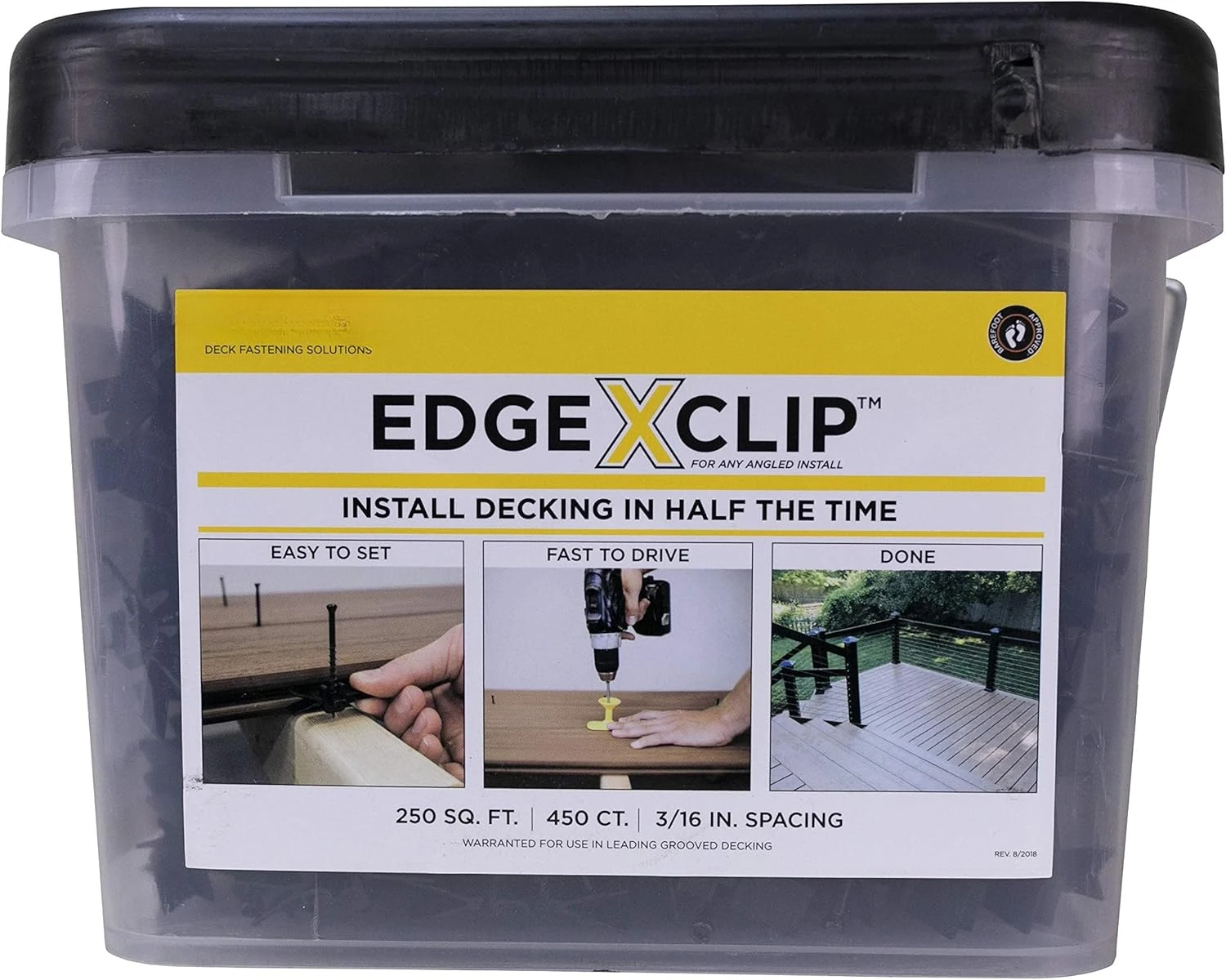 EDGEX™ Clip Hidden Deck Fasteners (900 ct)