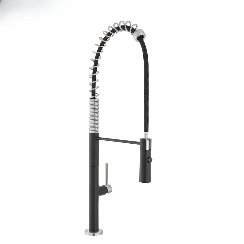 

Modern hot multifunctional brass healthy kitchen sink mixer multi-color pull-down sprayer kitchen faucet