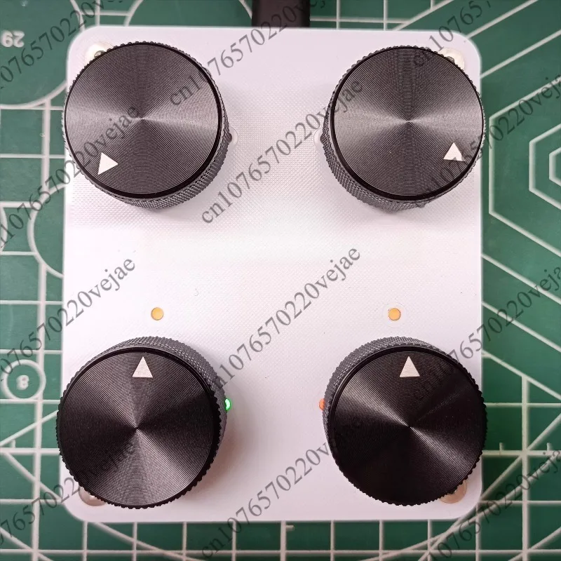 

4 for Knob Knobs Custom CC Information Volume USB-C Interface MIDI Controller for Music Host Software