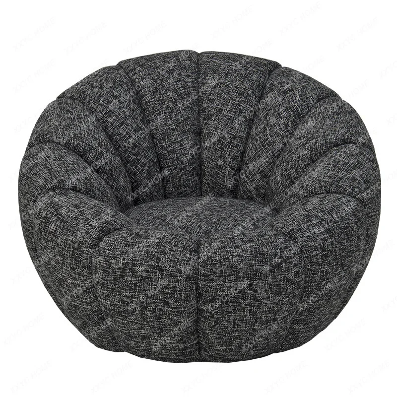 

HLiving room fabric sofa leisure petal chair single swivel chair