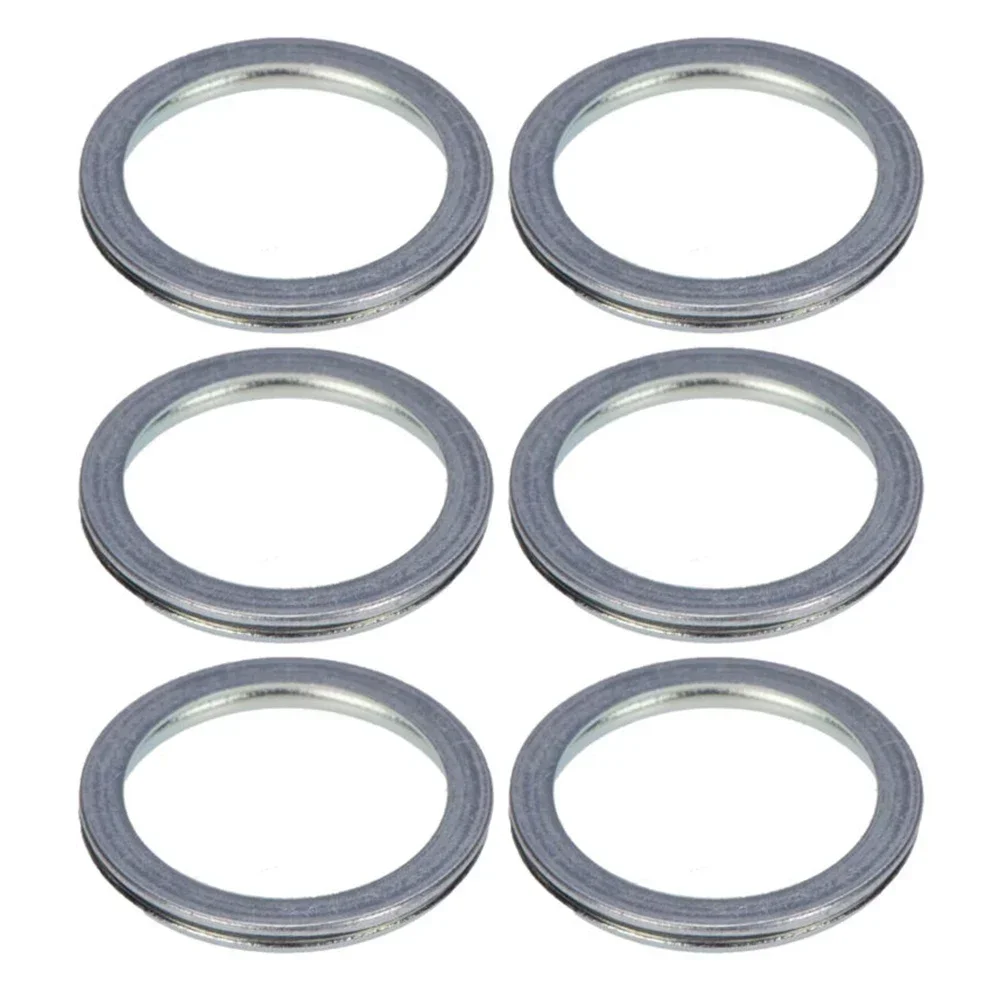 FINDME 6pcs Car Oil Drain Plug Crush Washer Gasket 16mm 803916010 Replacement For Subaru 2011-2018 Car Gaskets Accessories