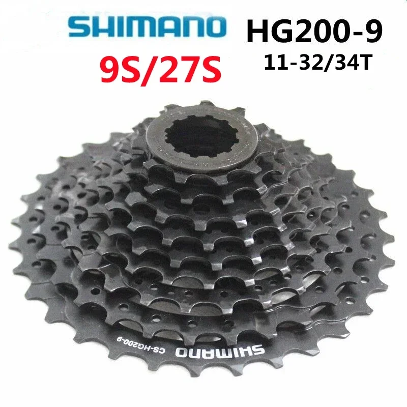 SHIMANO Tourney HG200 7s 12-28T/12-32T 8s 12-32T 9s 11-32/34/36T Cassette CS-HG200-7/8/9 For Mountain Bike Bicycle Original