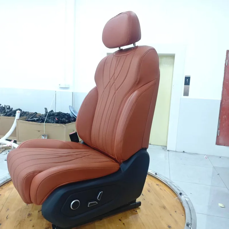 Hot Selling Orange Driver Seat Replacement Interior Conversion Tuning Electric w/ Track LHD