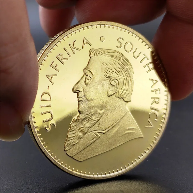 Monedas coleccionables del valor del Token de Paul Krugerrand de recuerdo de monedas de Kruger de Sudáfrica