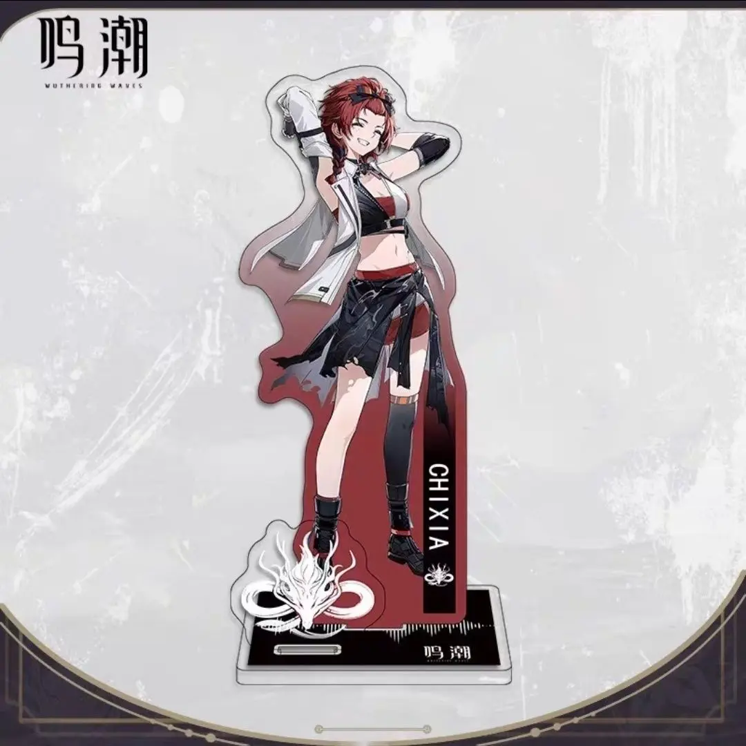 Wuthering Waves Chixia DANJIN акриловый стоячий знак аниме милый мультфильм рождественский орнамент оригинальность индивидуальный акриловый кронштейн