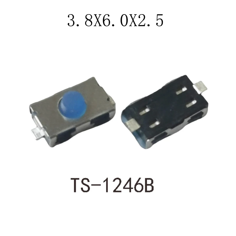 50PCS 4x6/3x6mm H 2.5mm 2Pin Tactile Push Button Switch Phone Button SMD Micro Momentary Switch PCB Mounting