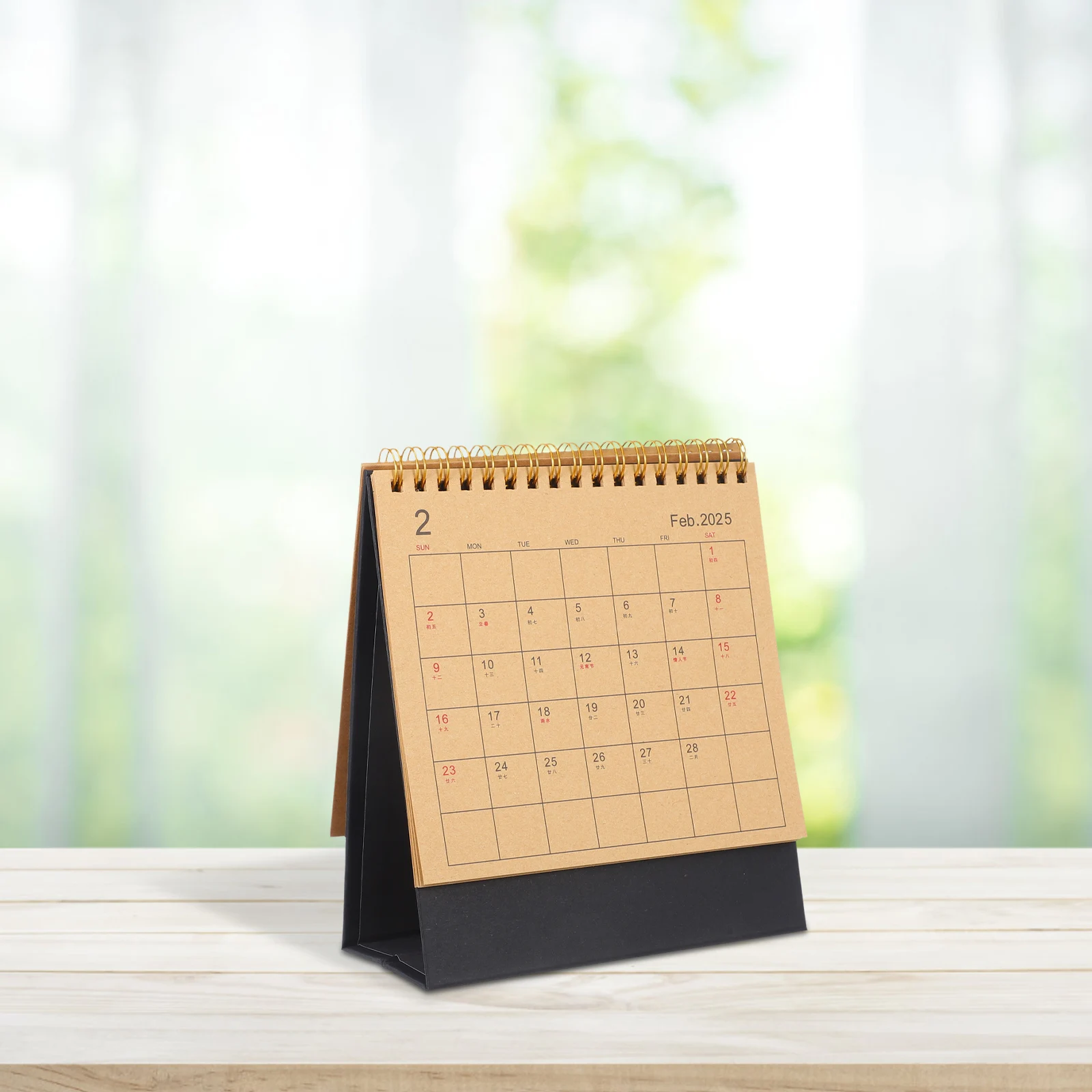 

Notebook Desk Calendar 2025 Daily Calendars 2024-2025 Small Table Standing Tabletop