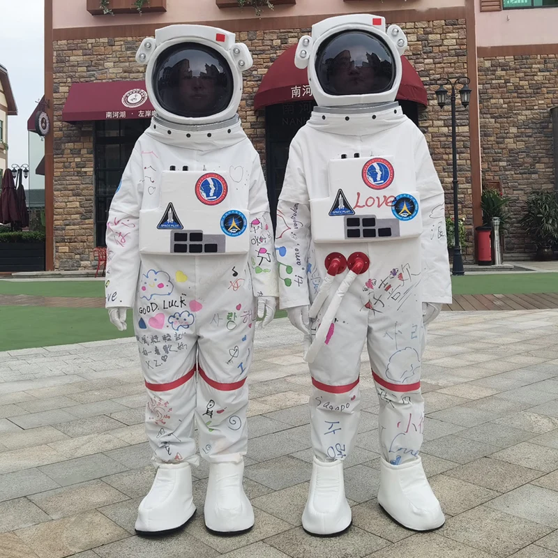 Aerospace Space Moon Landing Cartoon Doll Costumes Large-scale Event Performance Costumes