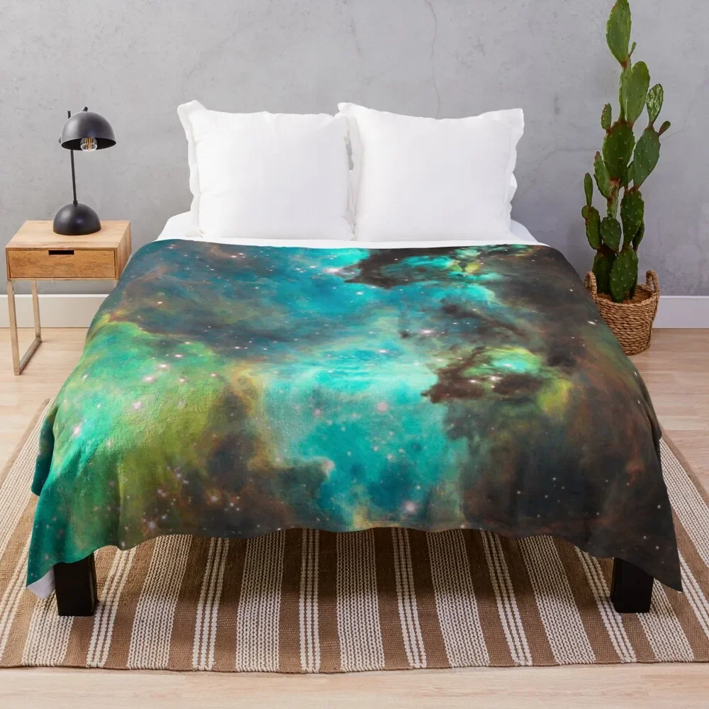 

Green Galaxy Throw Blanket Giant Sofa Beautifuls Soft Sofa Blankets