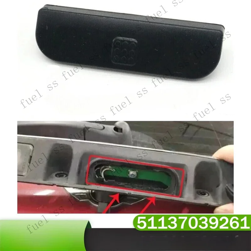 S+ Tailgate Trunk Handle Rubber Switch Cap For Mini Cooper R50 R53 R56 R57 R58 R59