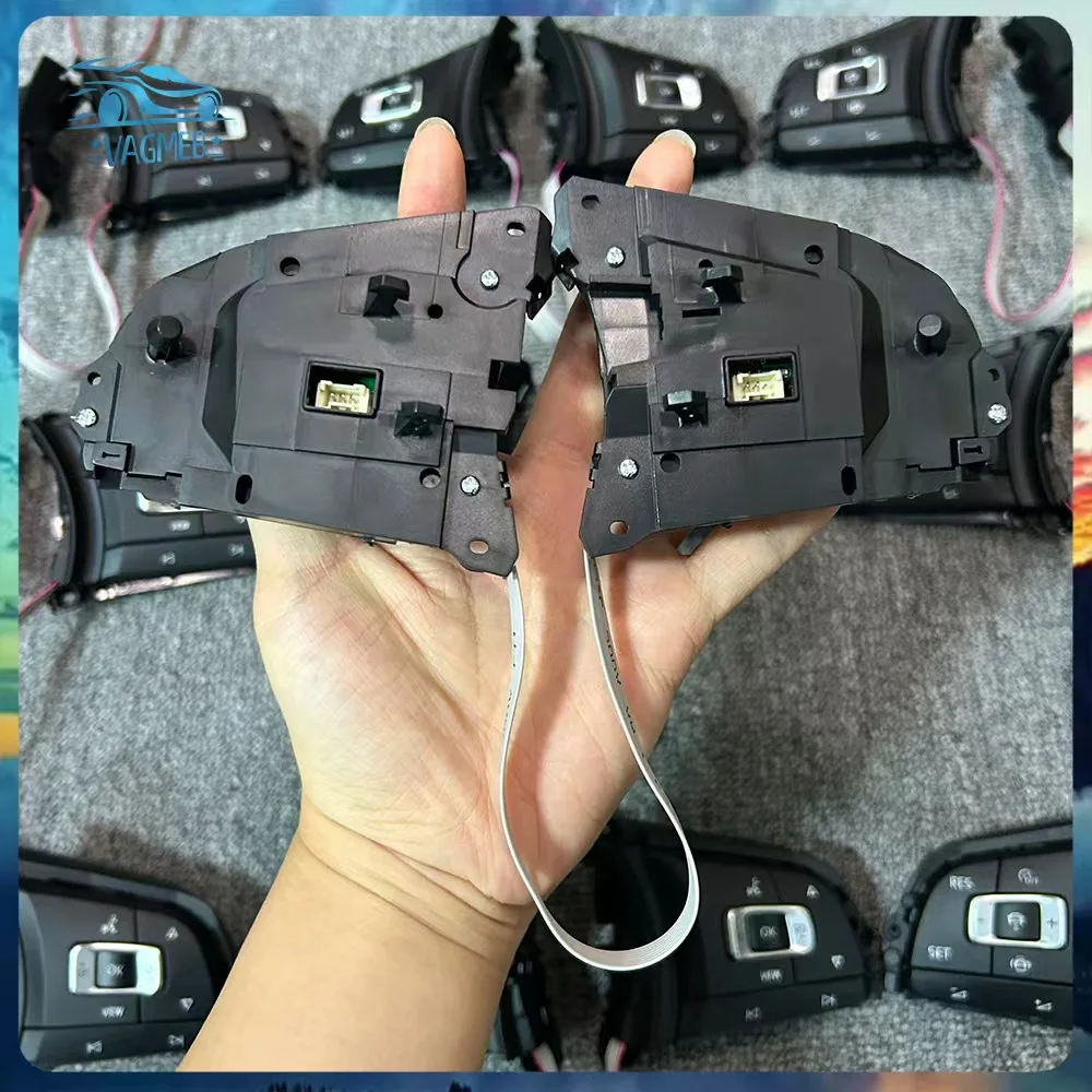 

5G0959442AE 5G0 951 527B/528B For Volkswagen Golf MK7 7.5 Tiguan T-Roc R-Line GTI GTE Steering Wheel Multifunctional ACC Button