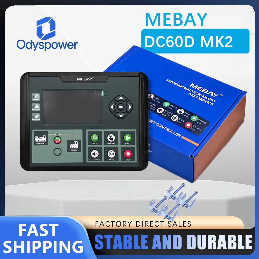 MEBAY DC60D MK2 Diesel Generator Controller Automatic Display Control Module Original
