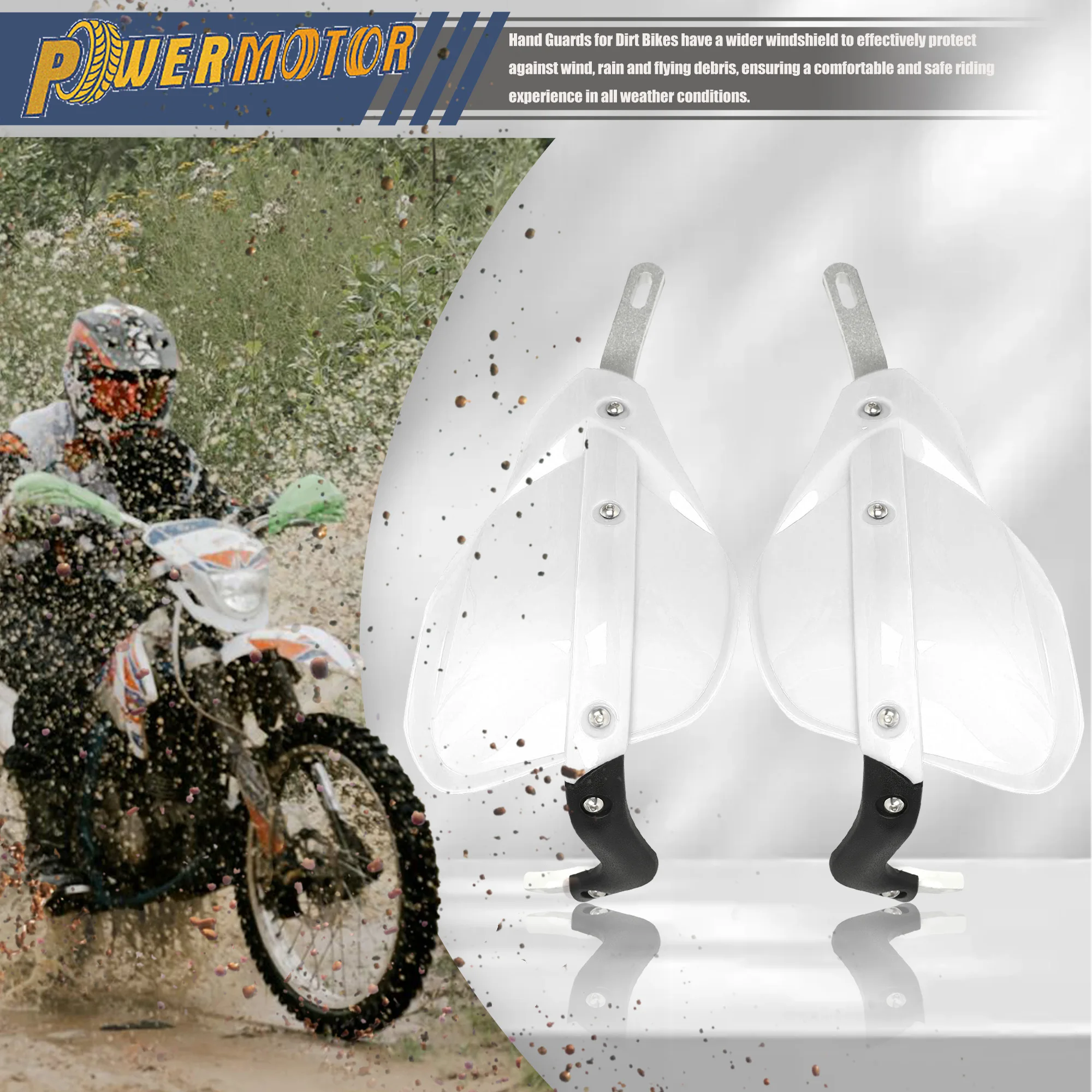 

Enduro Motorcycle Hand Guard Cover 22mm 28mm Handguards For Yamaha KTM Handguard Protection Modified Parts Dirt Bike Motocross