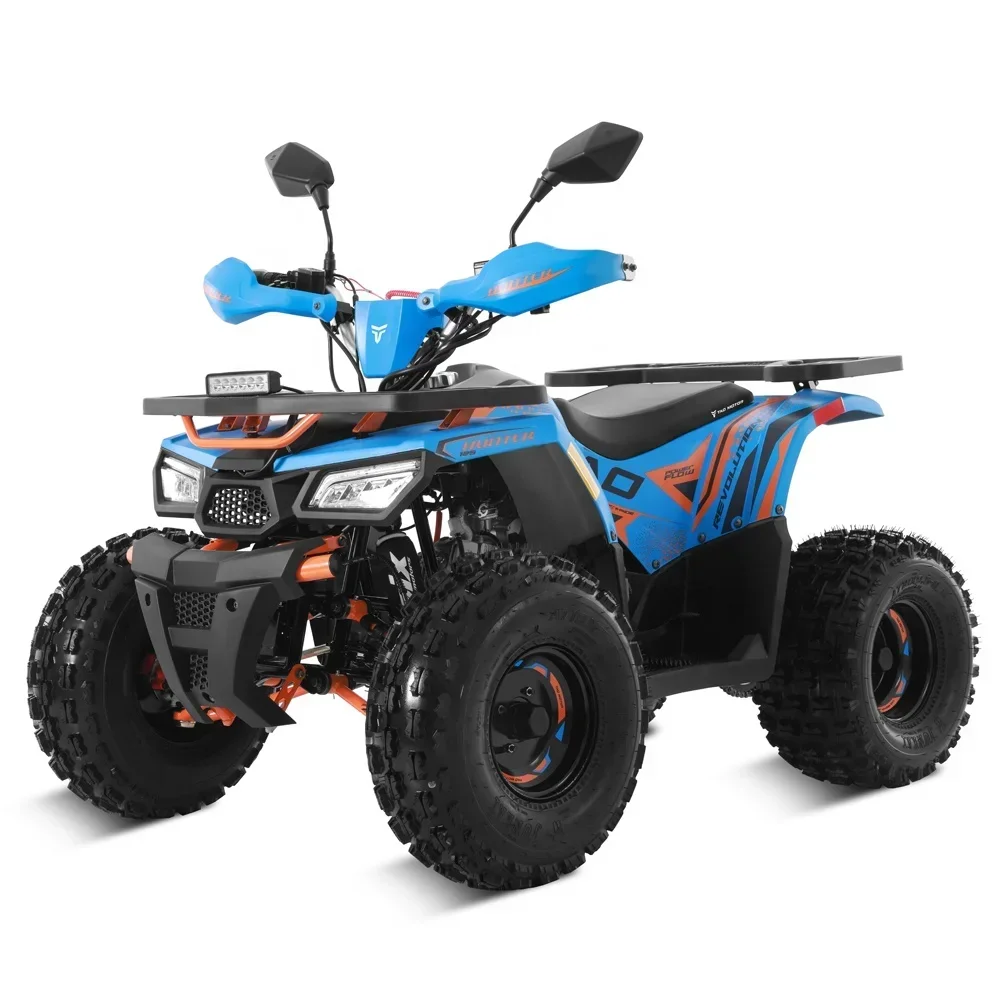 2024 สตาร์ทไฟฟ้าฟาร์มราคาถูก Quad Bike เครื่องยนต์ 4 จังหวะอัตโนมัติ 125cc ATV สําหรับเด็ก